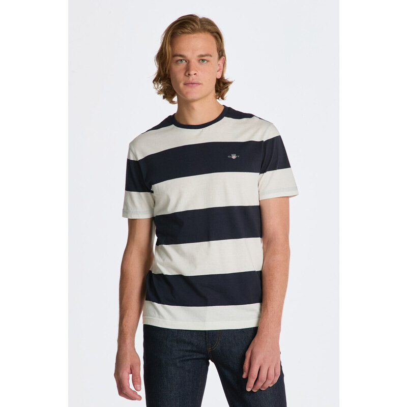 TRIČKO GANT BAR STRIPE SS T-SHIRT bílá XS