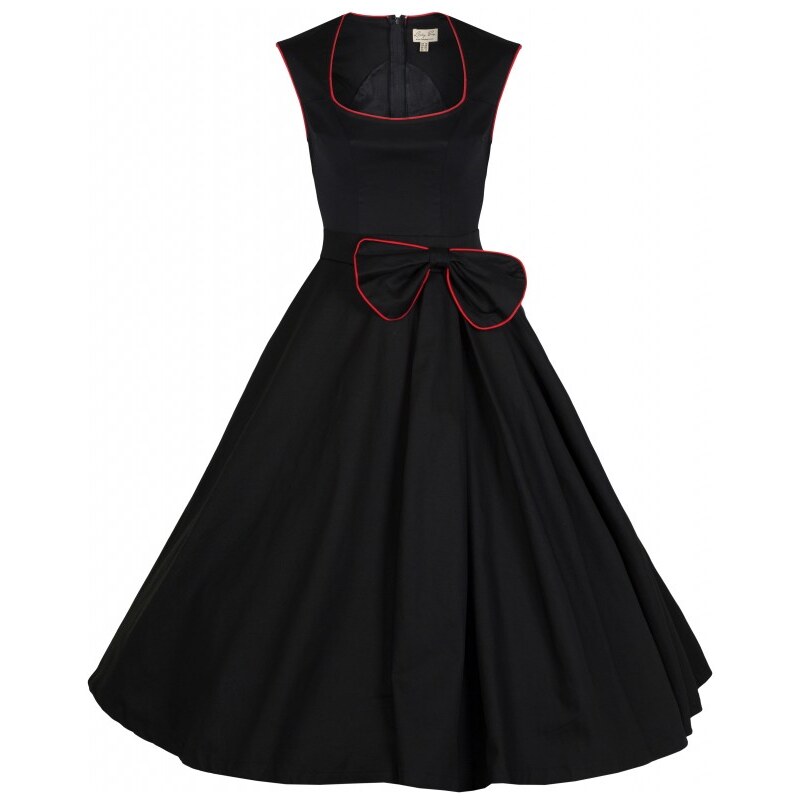 Lindy Bop retro šaty Grace černé velikosti: 38