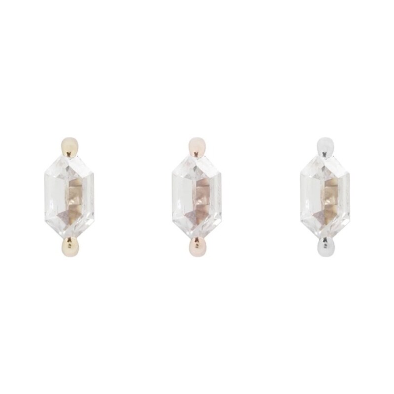 Buddha jewelry Bezzávitová koncovka piercingu Oh My My ze 14 kt