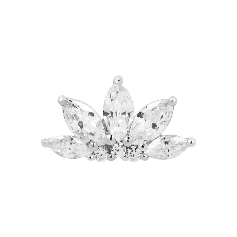 Buddha jewelry Bezzávitová koncovka piercingu Mini Valentina ze