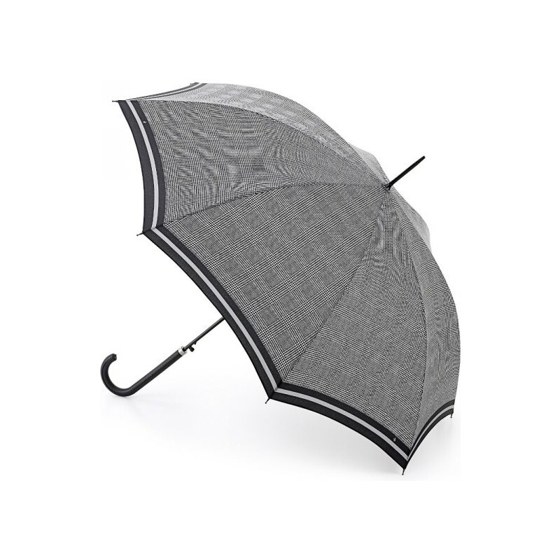FULTON dámský holový deštník - RIVA design " Prince of Wales Stripe "