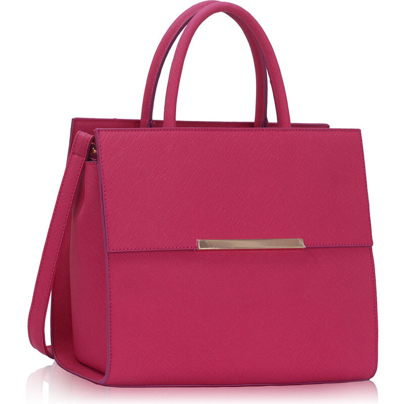 LS fashion dámská kabelka 230A fuchsiově růžová