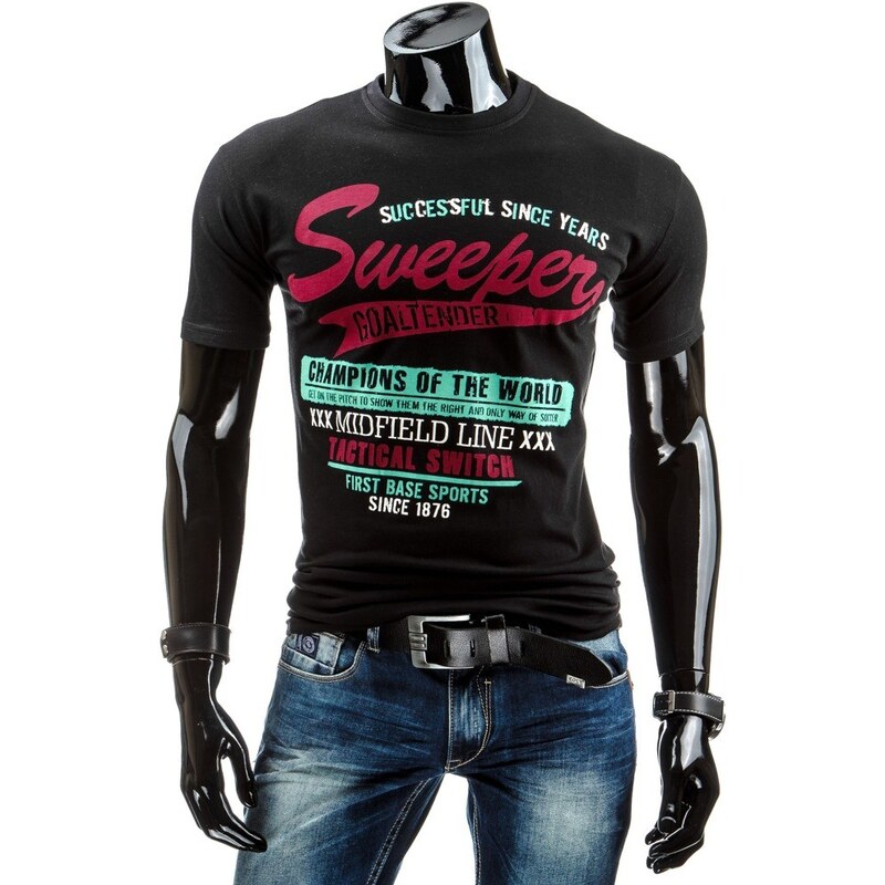 streetIN Pánské tričko - černá Velikost: XL