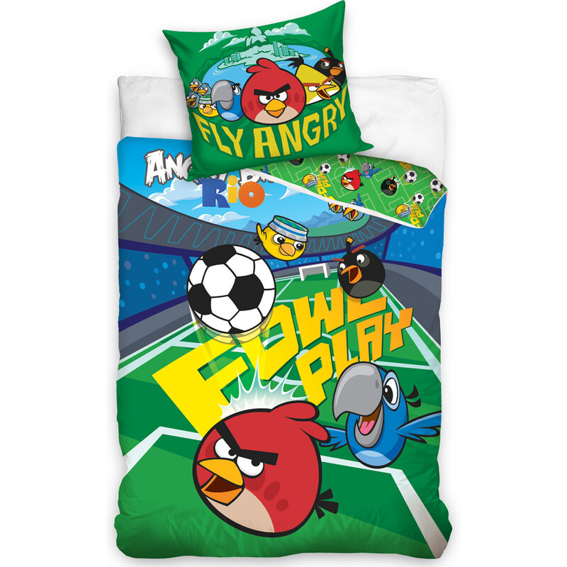 Povlečení Angry Birds Fotbalový stadion