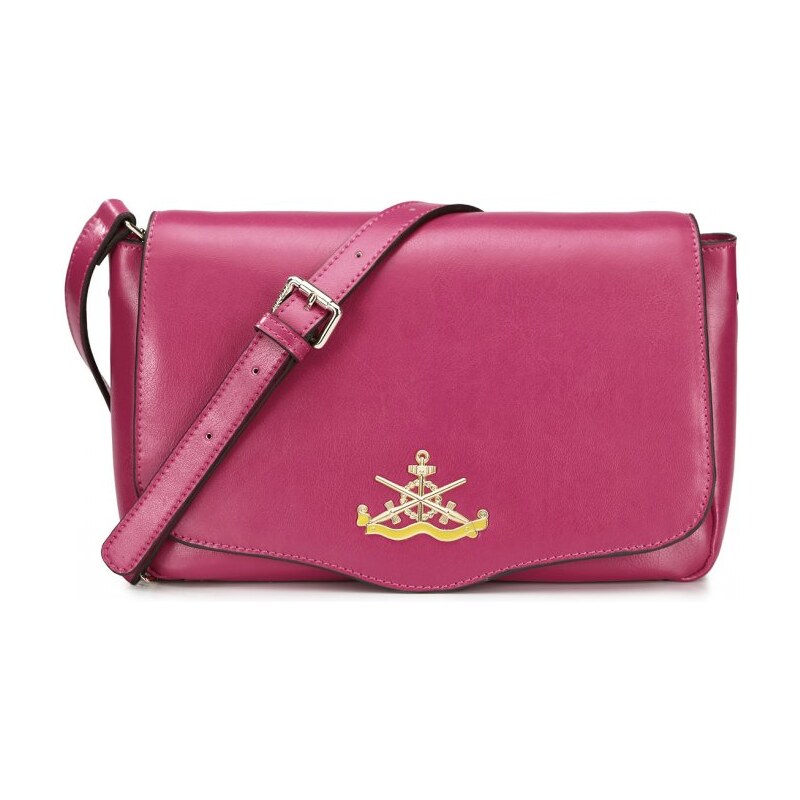 NUCELLE kožená kabelka Sailor růžová