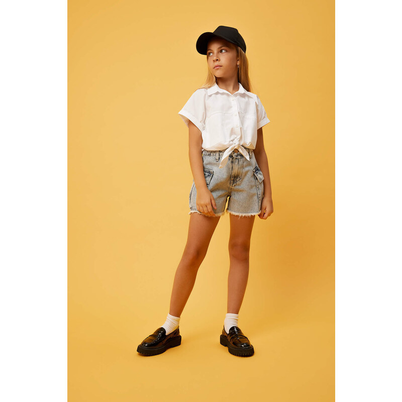 DEFACTO Girl Cargo Fit Short