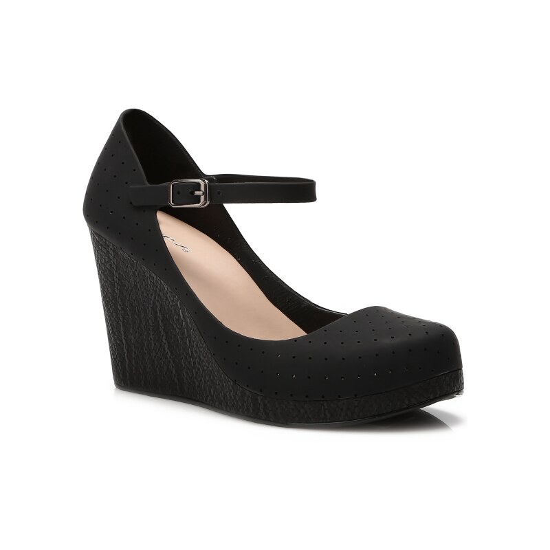 VICES Dámské boty na klínku Jelly Sue S9-1 černé Velikost: 36, Barva: černá