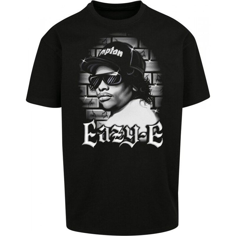 Pánské tričko Mister Tee Eazy-E Paintbrush Oversize Tee - černé