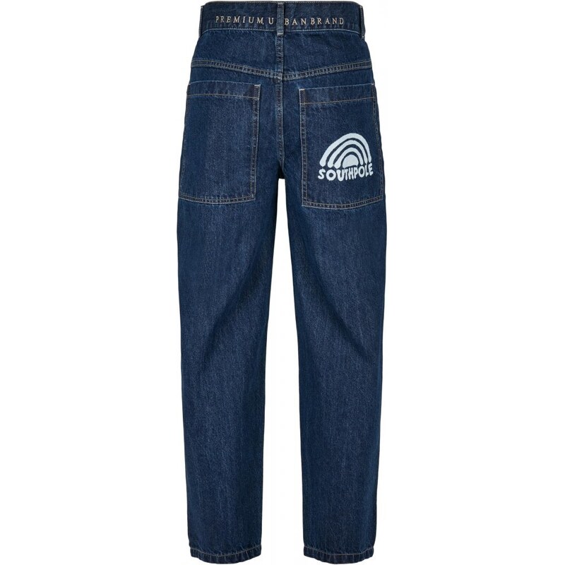 Pánské jeansy Southpole Spray Logo Denim - tmavě modré