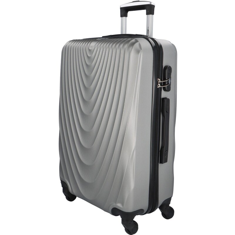 RGL Cestovní pilotní kufr Travel Grey velikost L, šedý