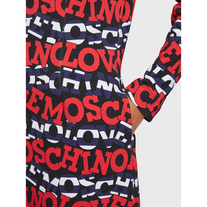 Úpletové šaty LOVE MOSCHINO