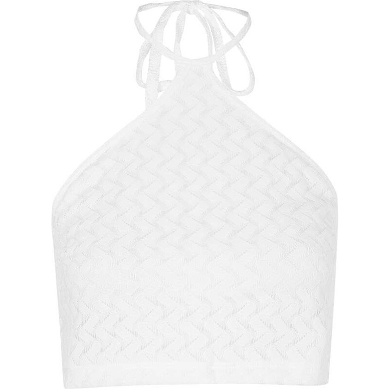 Topshop **Tye Crop Top by Motel