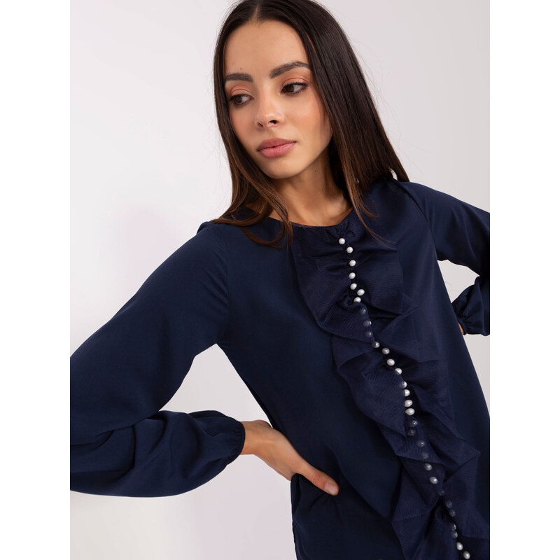 LAKERTA Blouse-LK-BZ-506673.36-navy blue
