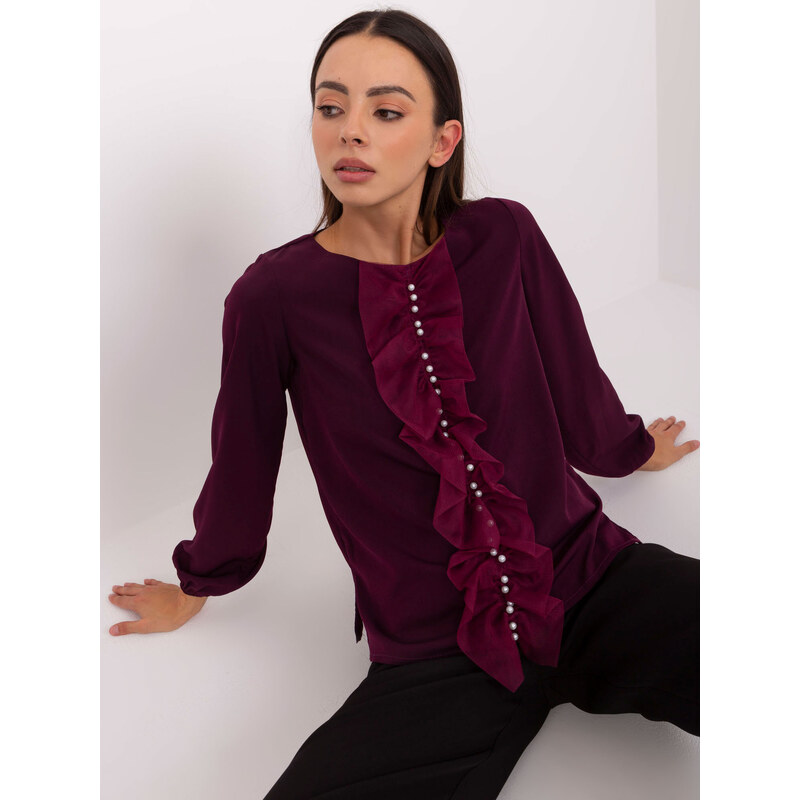 LAKERTA Blouse-LK-BZ-506673.36-dark purple