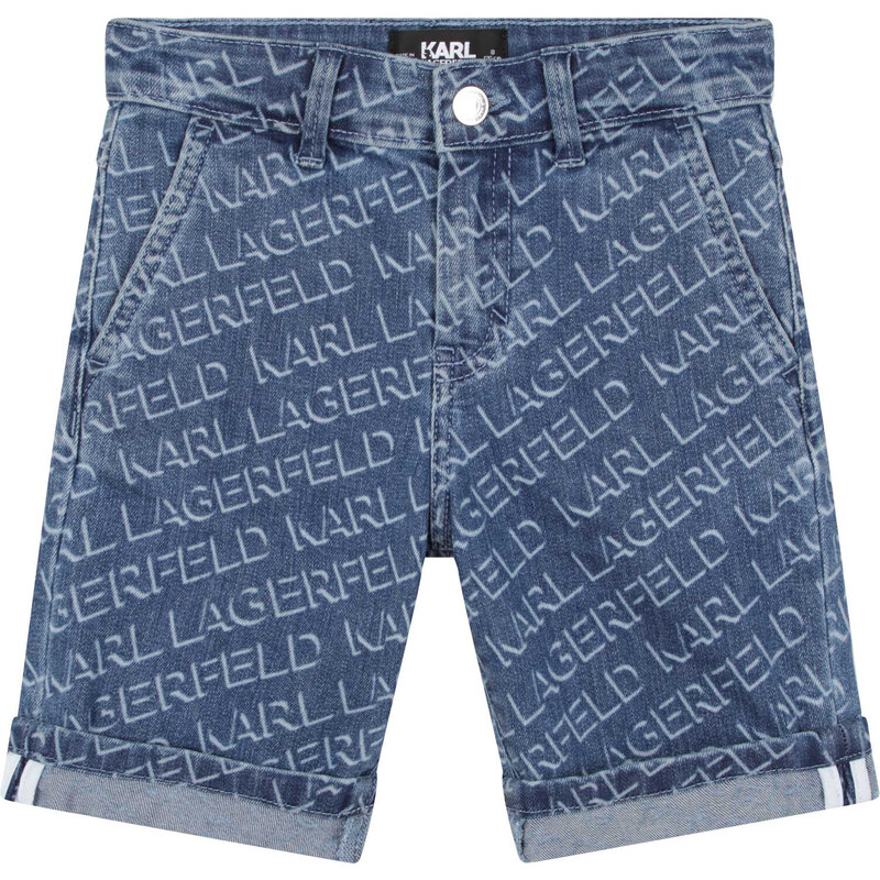 Džínové šortky Karl Lagerfeld Kids