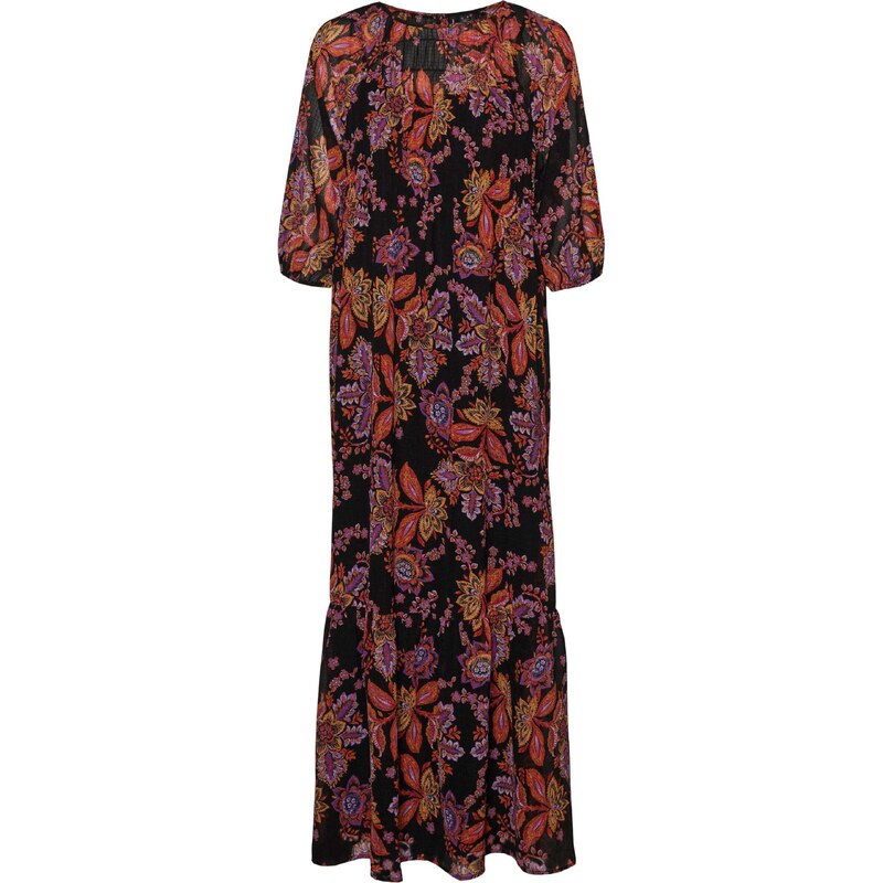 VERO MODA Šaty KARA šeříková / světle fialová / oranžová / černá