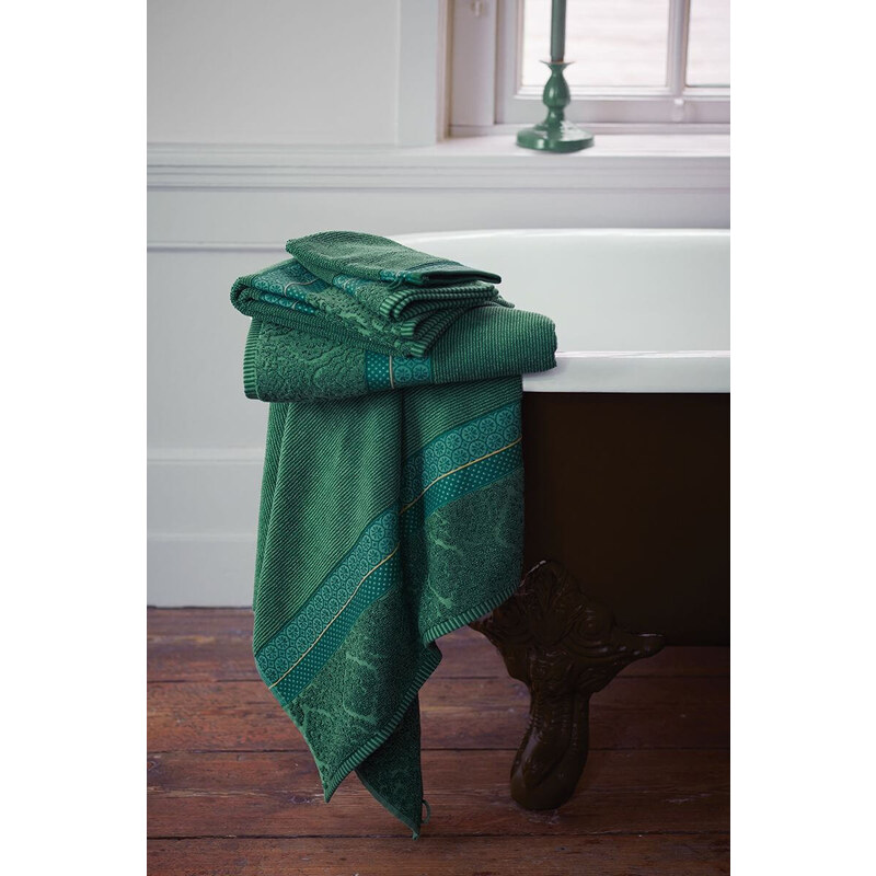 Pip studio ručník Soft Zellige 30x50, zelený