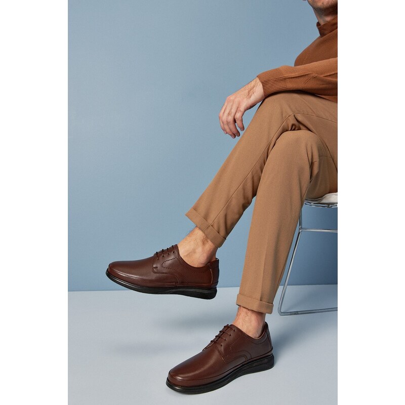 Yaya by Hotiç Brown Men's Classic Shoes