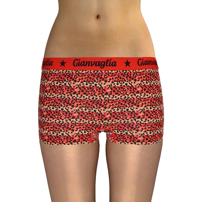 Gianvaglia Dámské boxerky Leopard