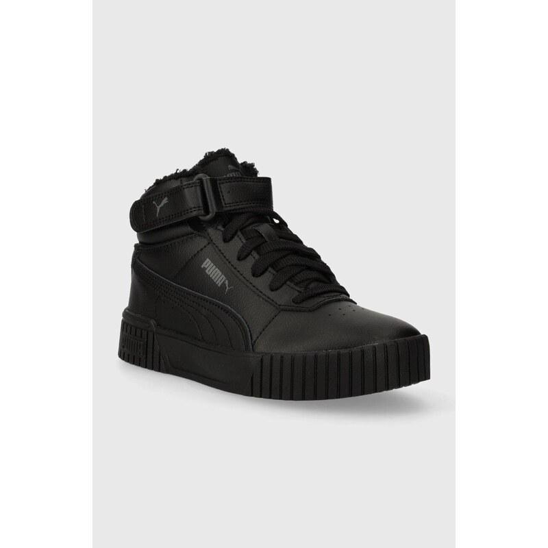 Dětské sneakers boty Puma Carina 2.0 Mid WTR Jr černá barva