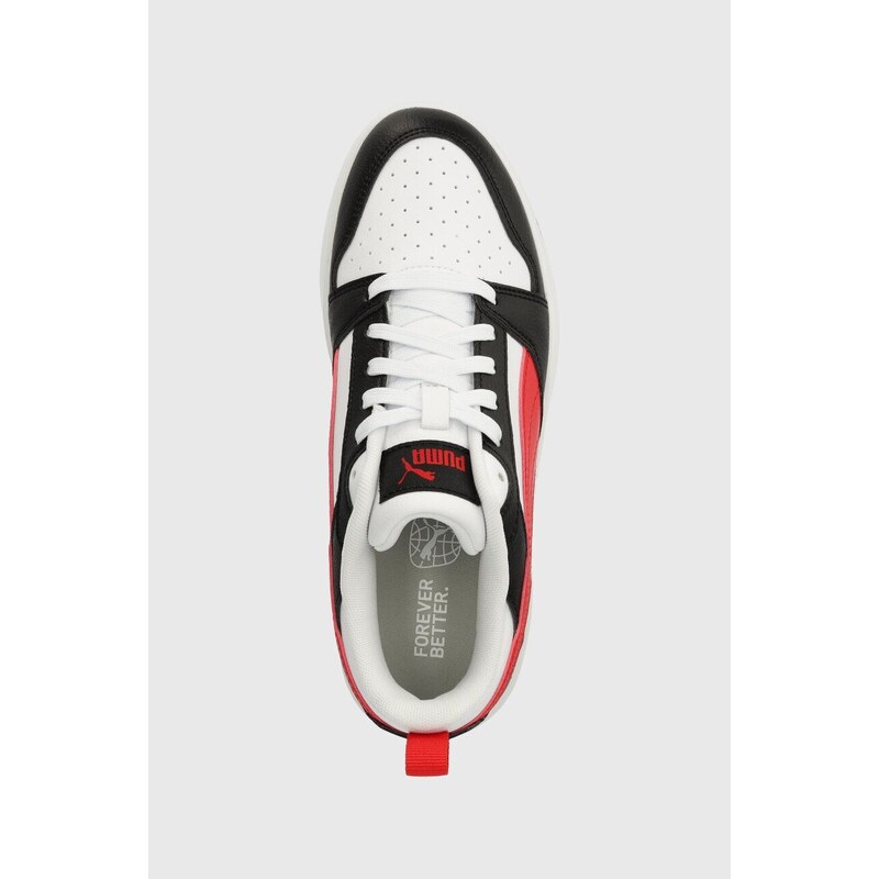 Dětské sneakers boty Puma Rebound V6 Lo Jr červená barva