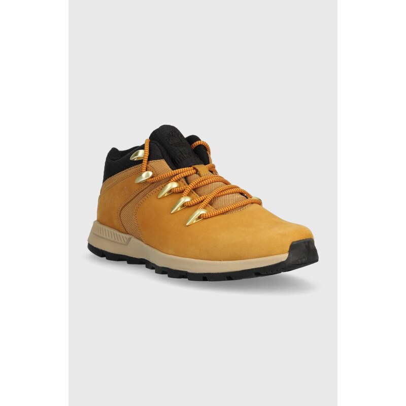 Semišové boty Timberland Sprint Trekker Super Ox hnědá barva, TB0A5VJG2311