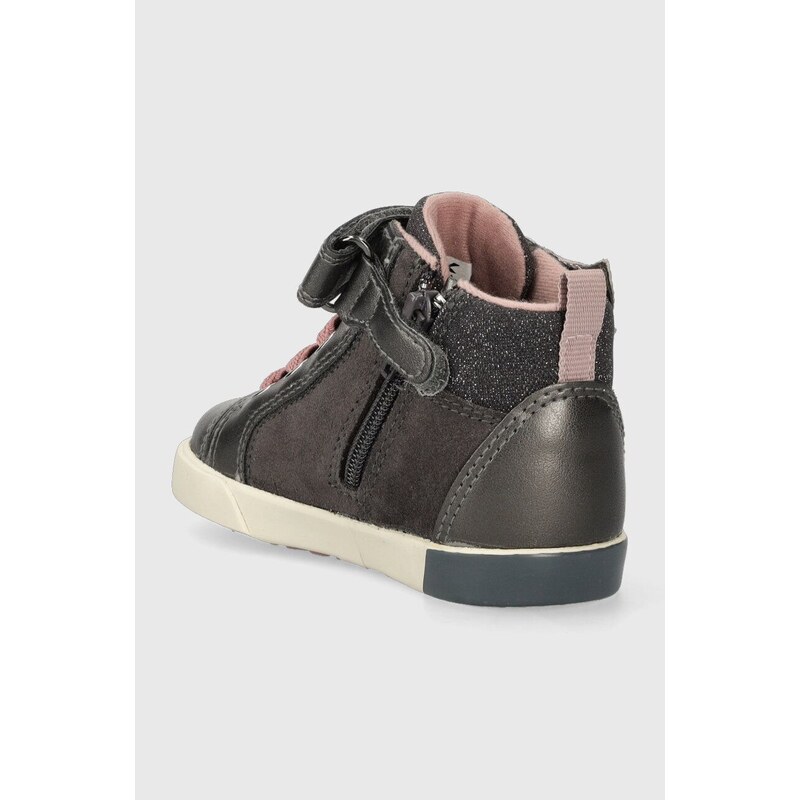 Dětské sneakers boty Geox B36D5A 022NF B KILWI šedá barva