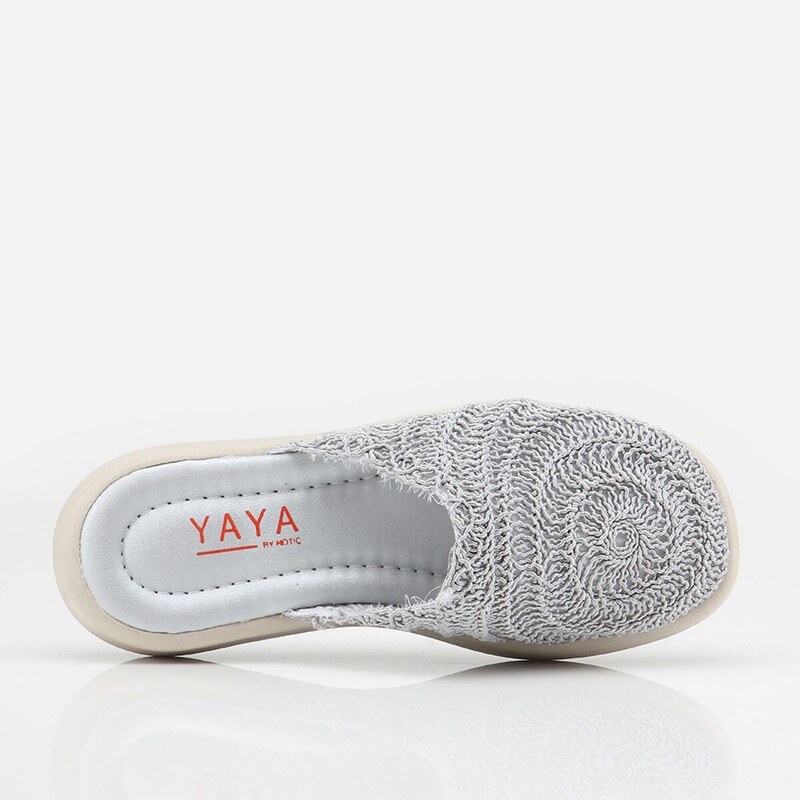 Yaya by Hotiç Light Gray Women's Slippers