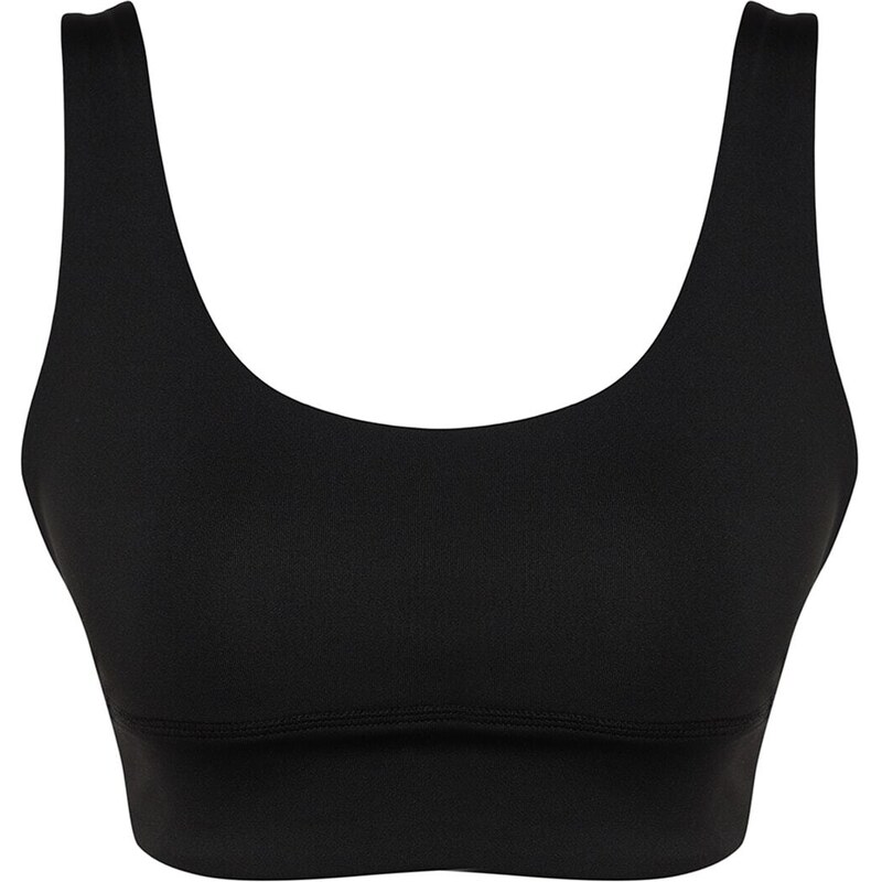 Trendyol Black Medium Support/Shaping Double Sided Wearable Knitted Sports Bra