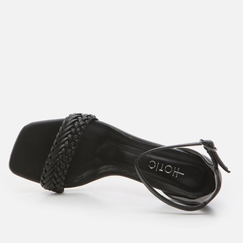 Hotiç Women's Black Heeled Sandals