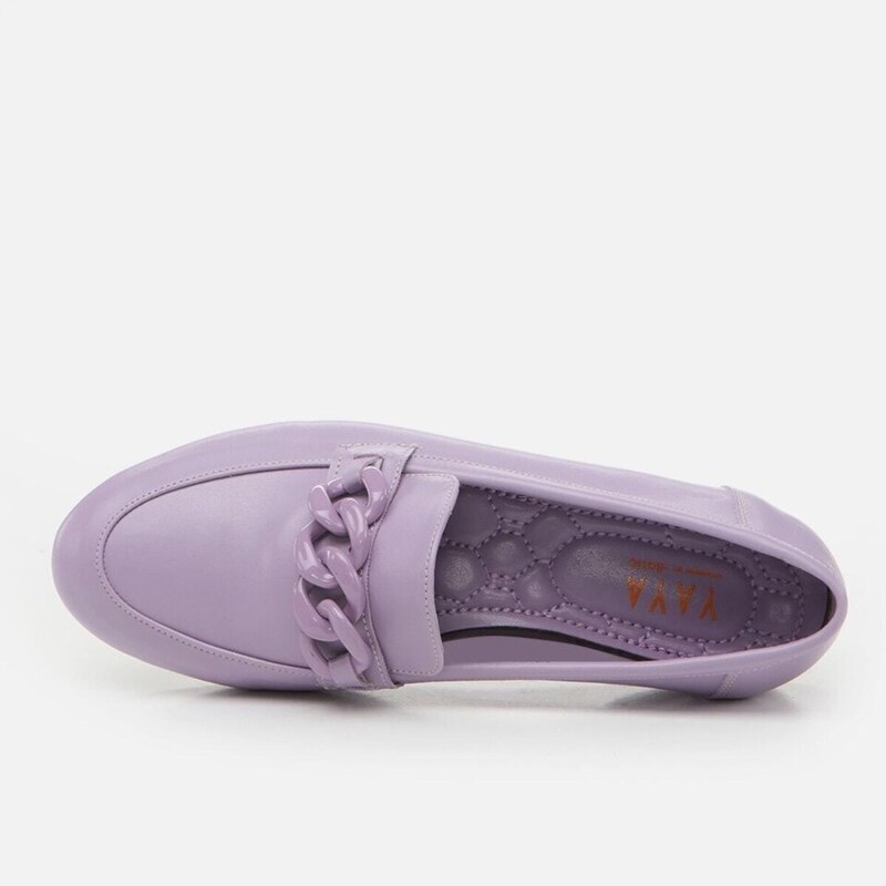 Yaya by Hotiç Lilac Pedestrian Women's Loafers