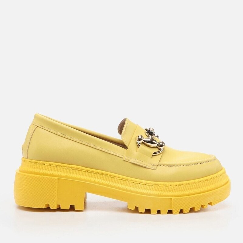 Yaya by Hotiç Yellow Pedestrian Women's Loafer