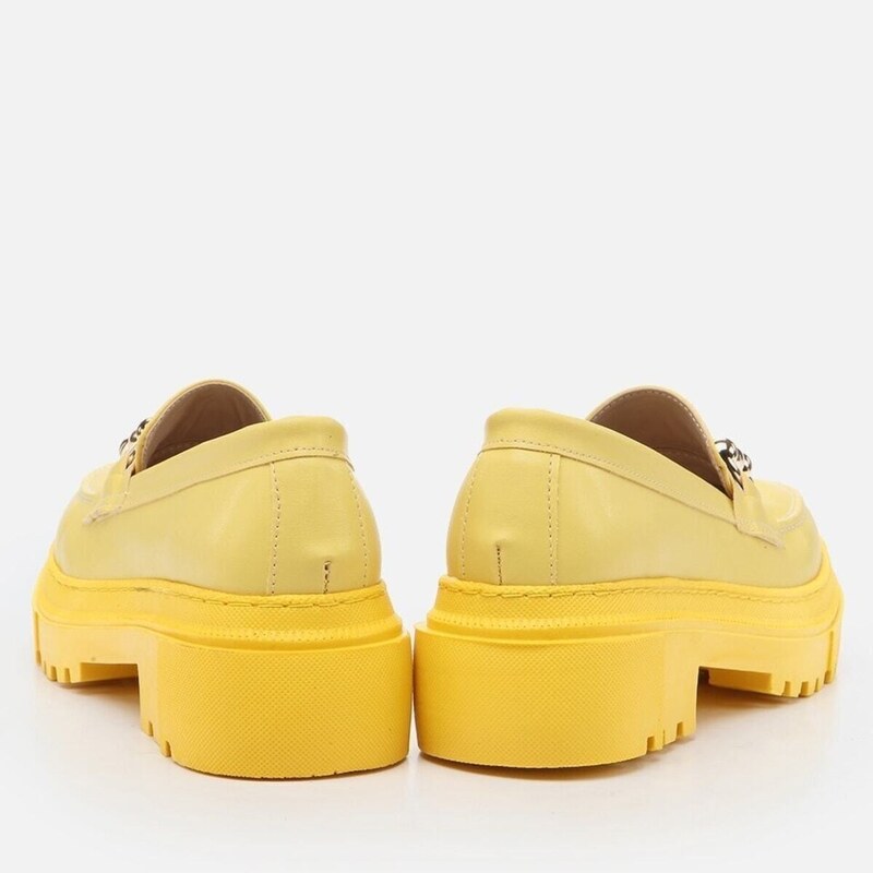 Yaya by Hotiç Yellow Pedestrian Women's Loafer