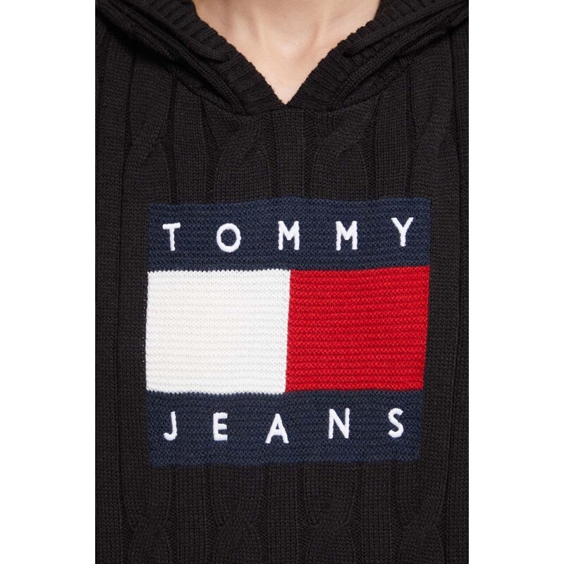 Svetr Tommy Jeans dámský, černá barva
