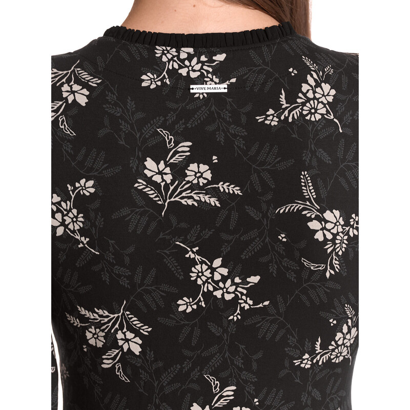 Reverie - dámské tričko s dlouhým rukávem černá Vive Maria