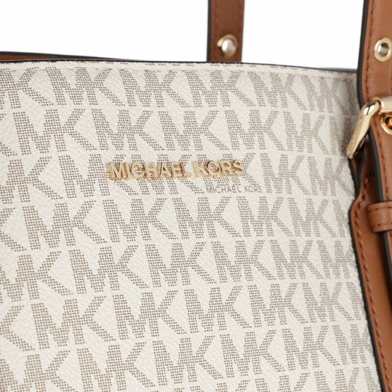 Michael Kors kabelka Voyager tote logo vanilla