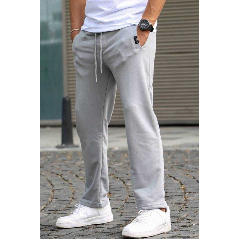 Madmext Dyed Gray Basic Trousers 5479