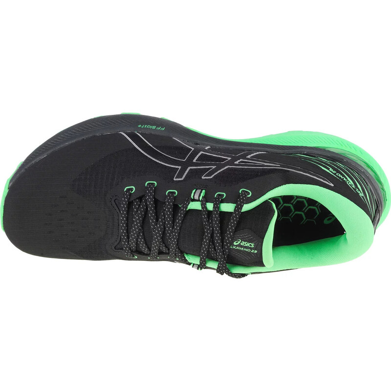 ČERNO-ZELENÉ BĚŽECKÉ TENISKY ASICS GEL-KAYANO 29 LITE-SHOW Černá