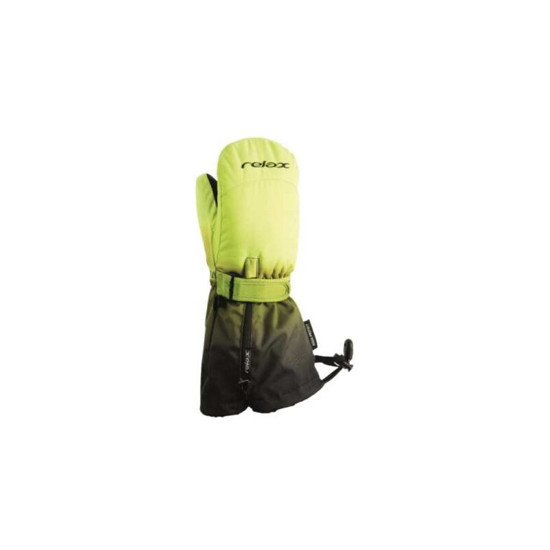 Dětské lyžařské rukavice Relax PUZZYTO - reflexní žlutá