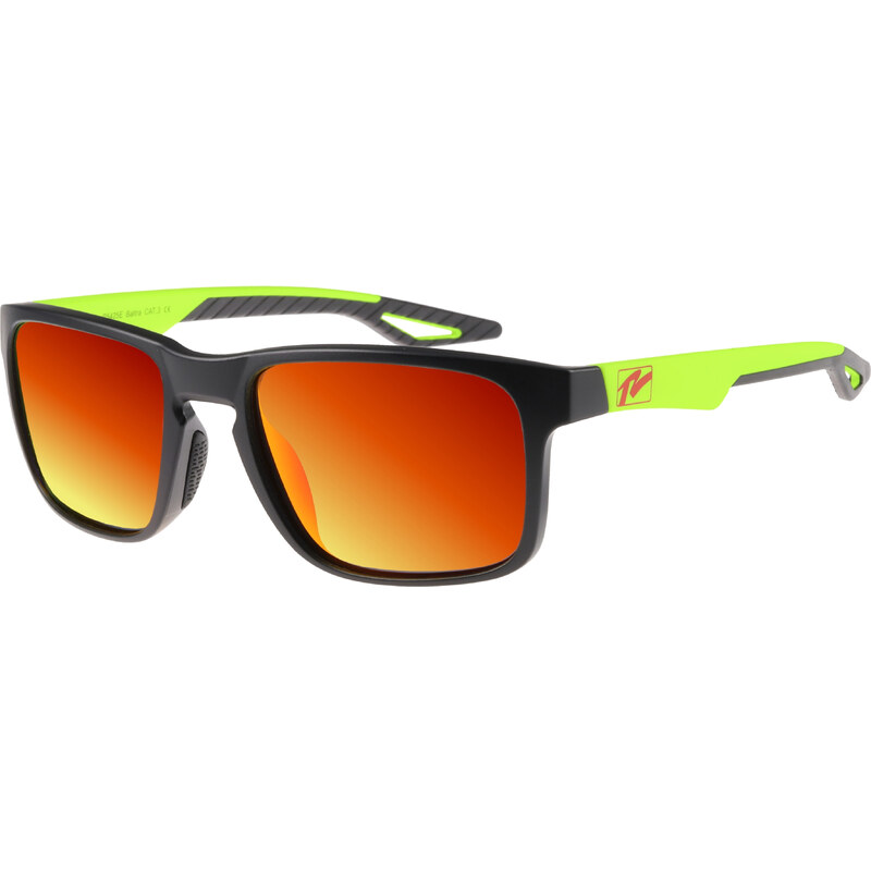 Sportovní sluneční brýle Relax BALTRA - černo-zelená