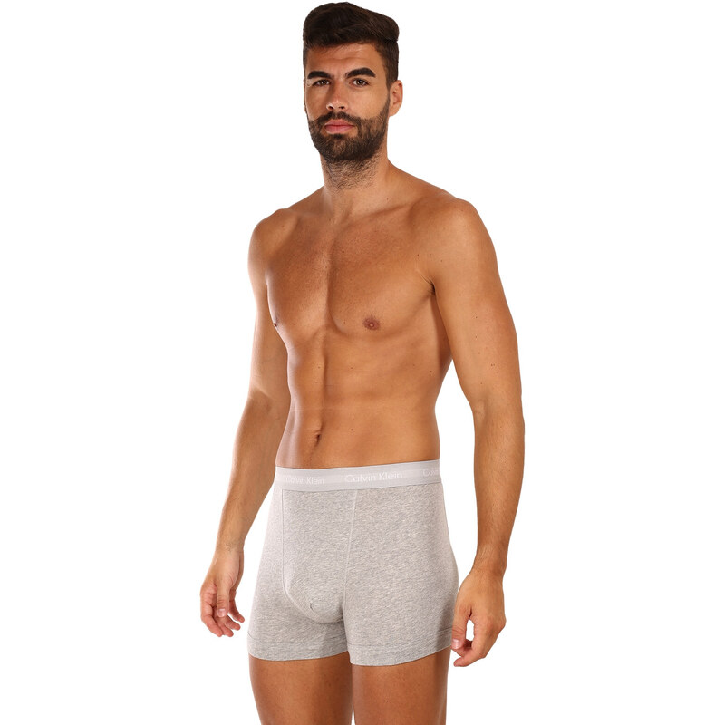 3PACK pánské boxerky Calvin Klein šedé (U2662G-080)