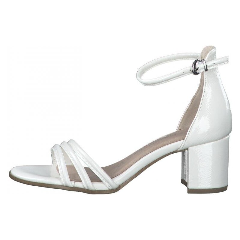 Marco Tozzi obuv 28300 bílá ivory patent 85293348