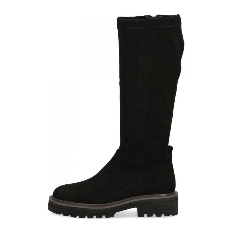 Caprice kozačky 25607 black stretch 85293485