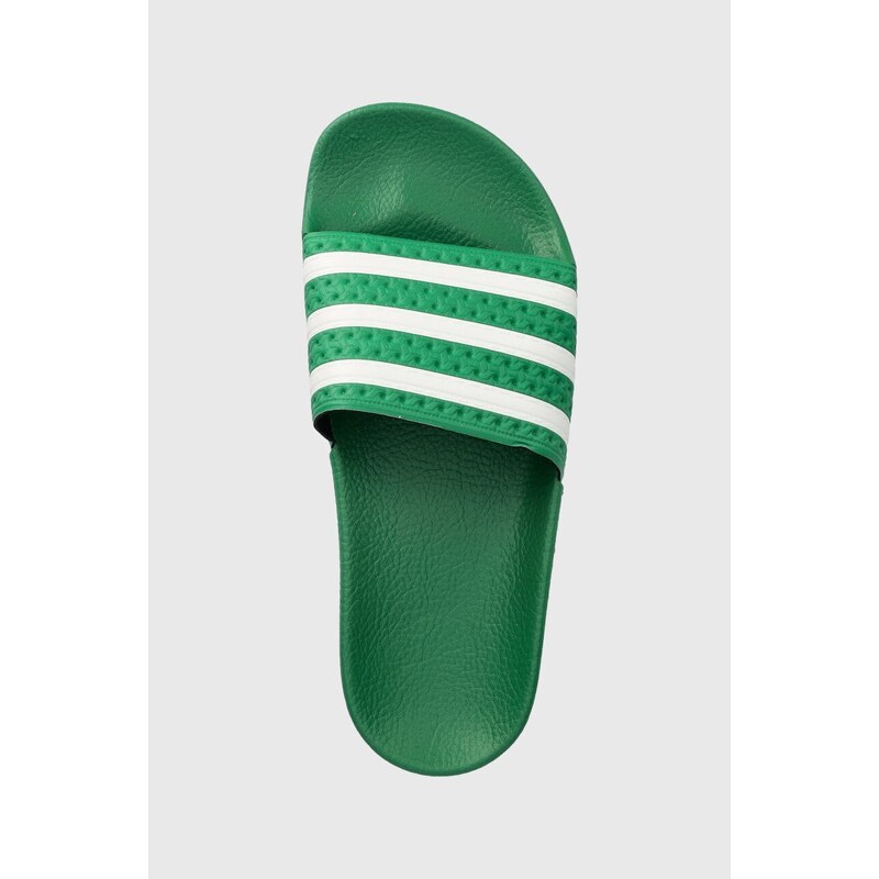 Pantofle adidas Originals Adilette dámské, zelená barva, IE9617