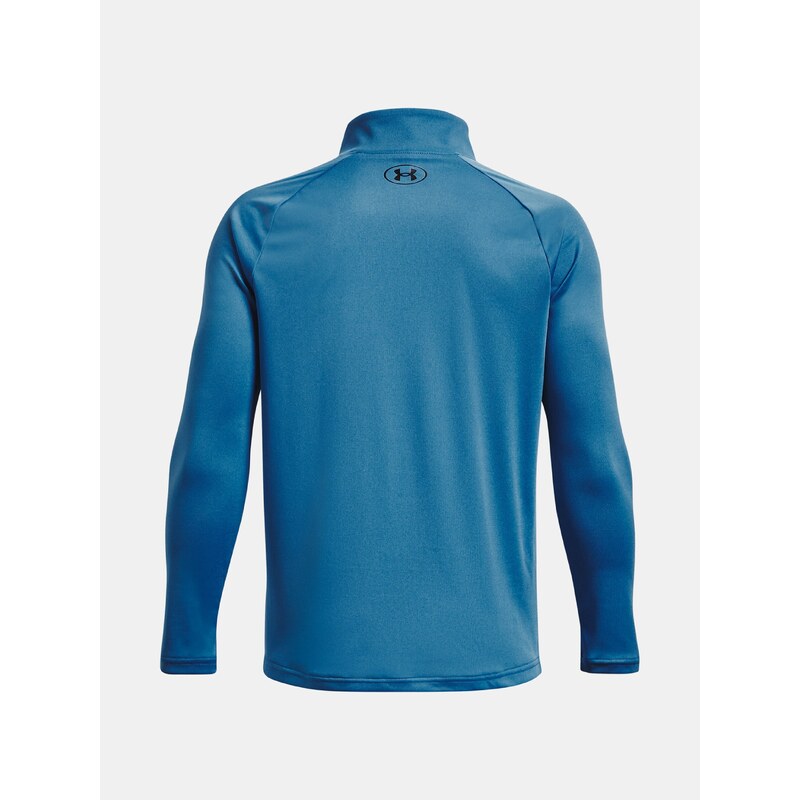 Světle modré sportovní tričko Under Armour UA Tech 2.0 1/2 Zip