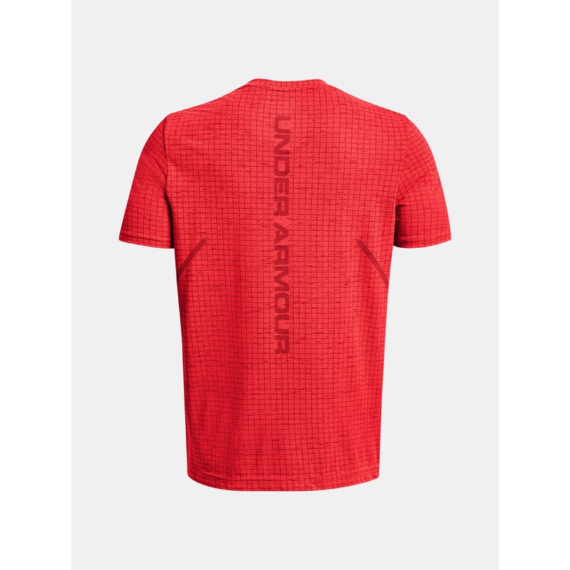 Červené sportovní tričko Under Armour Vanish Grid SS