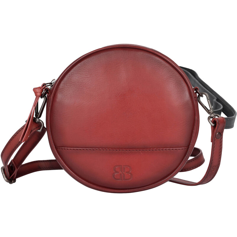 Dámská kožená crossbody kabelka Bellicci Koko - červená 115018450