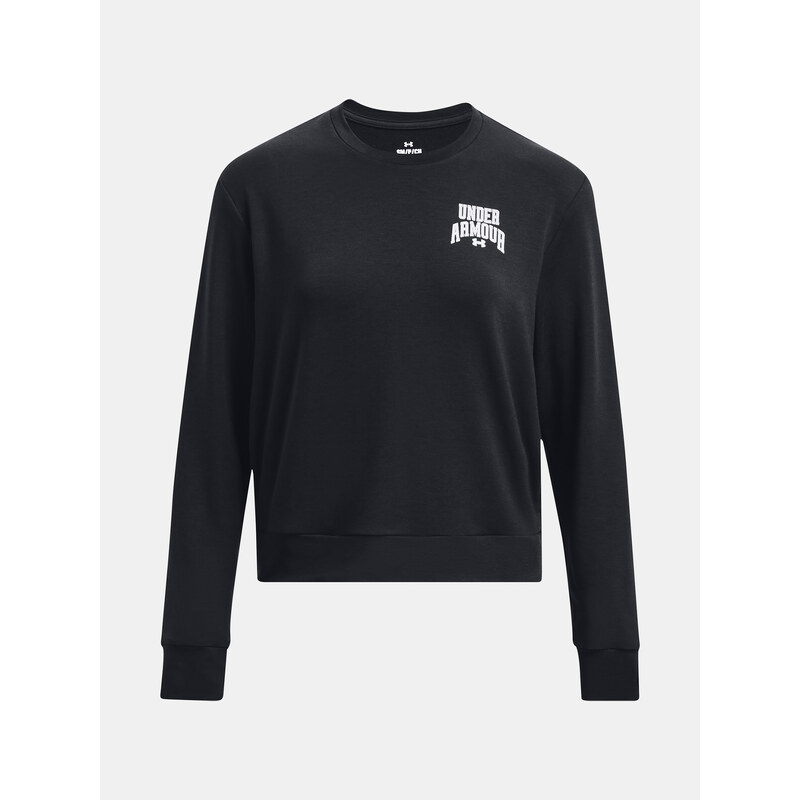 Under Armour Mikina UA Rival Terry Graphic Crew-BLK - Dámské