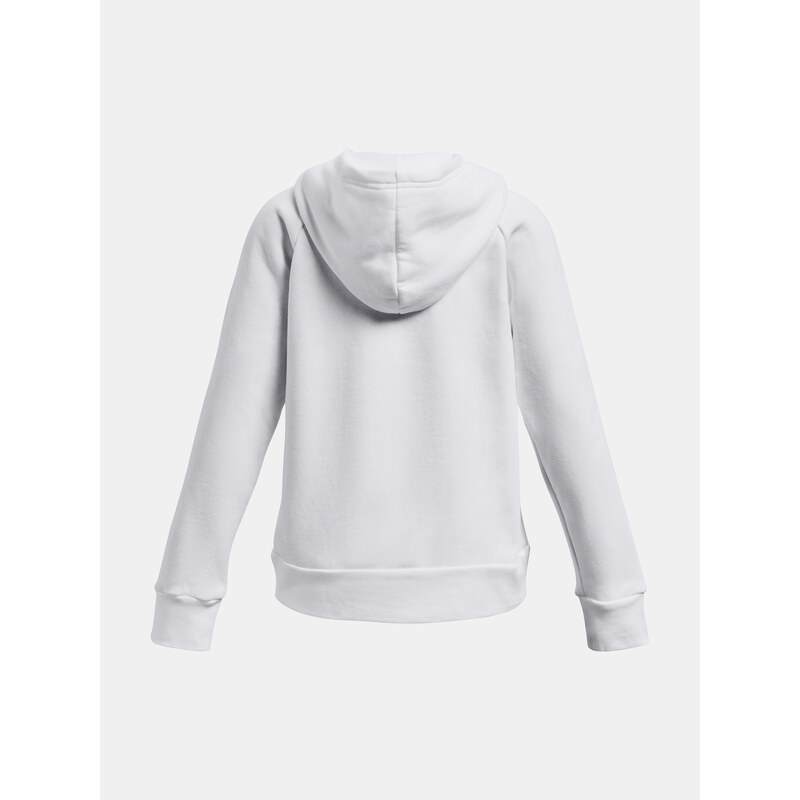 Under Armour Mikina UA Rival Fleece BL Hoodie-WHT - Holky