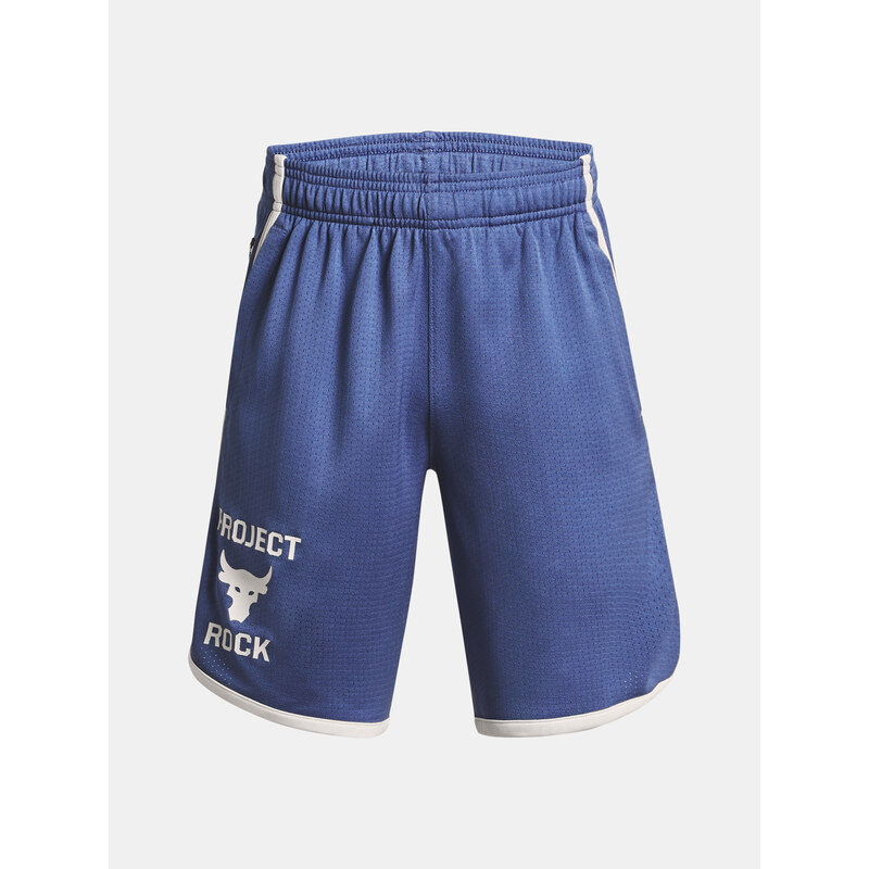 Modré klučičí sportovní kraťasy Under Armour Rock